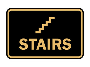 Signs ByLITA Classic Framed Stairs Sign